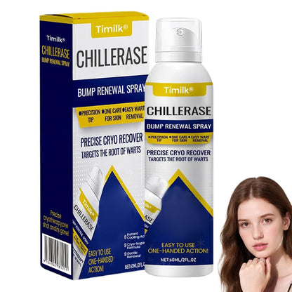 Timilk Chill Erase Bump Renewal Spray, Soothing and Cooling Formula, Reduces Skin Imperfections, Absorbs Quickly, and Leaves No Residue (1PC)