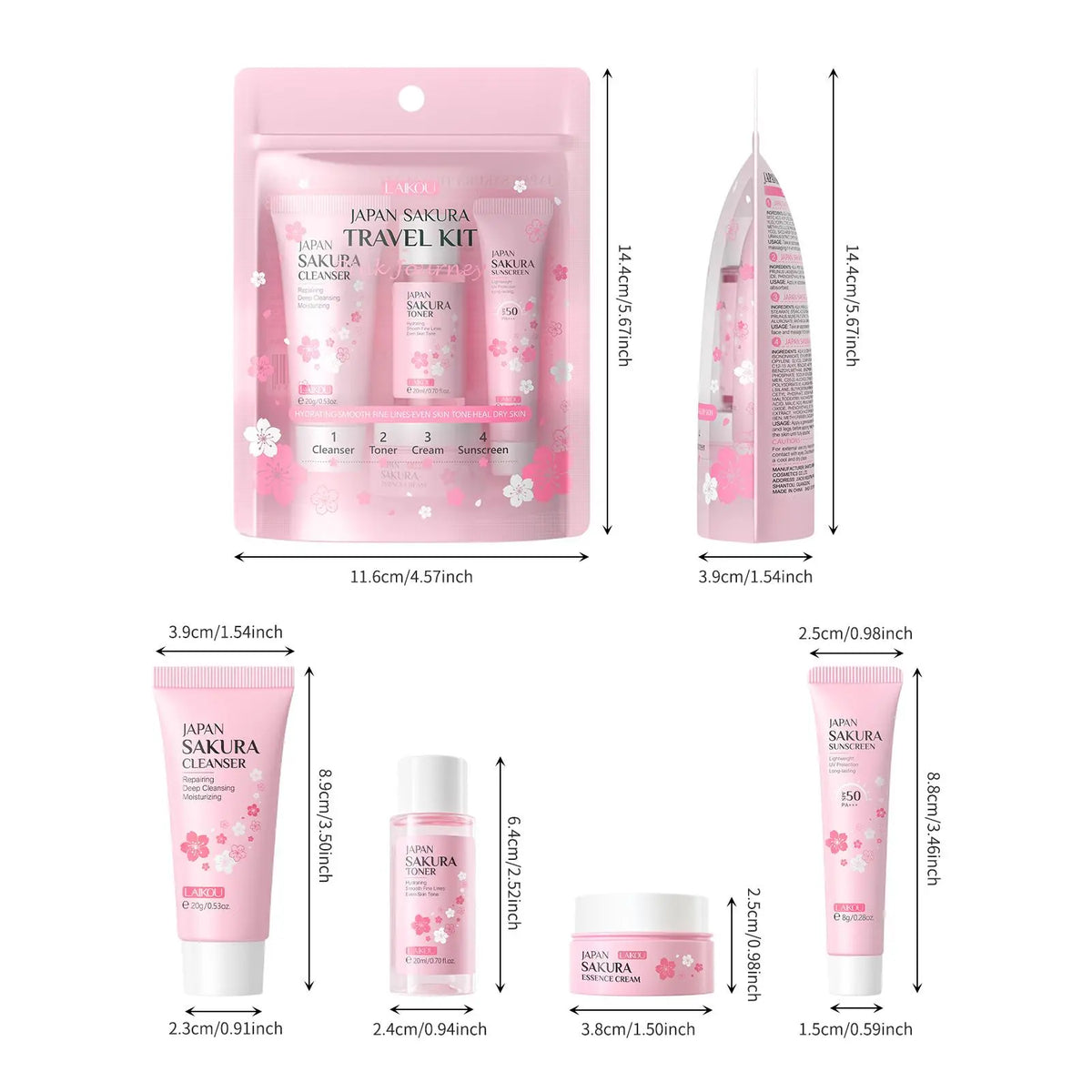 Sakura Facial Skincare Kit