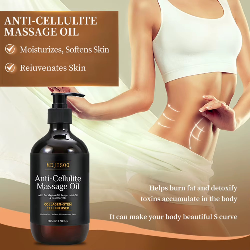 Anti-Cellulite Firming Massage Oil with Collagen & Stem Cells