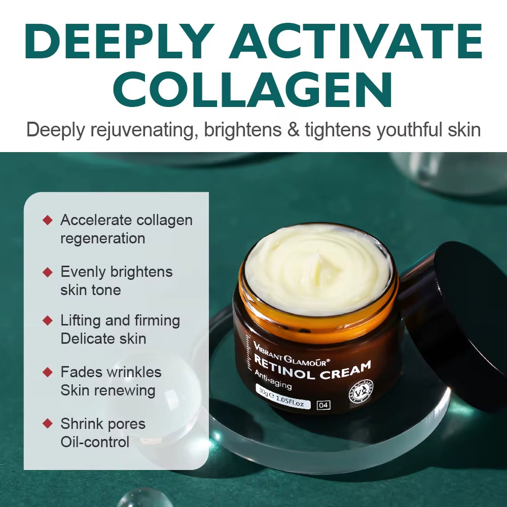 Retinol Face Cream – Moisturize, Brighten & Smooth